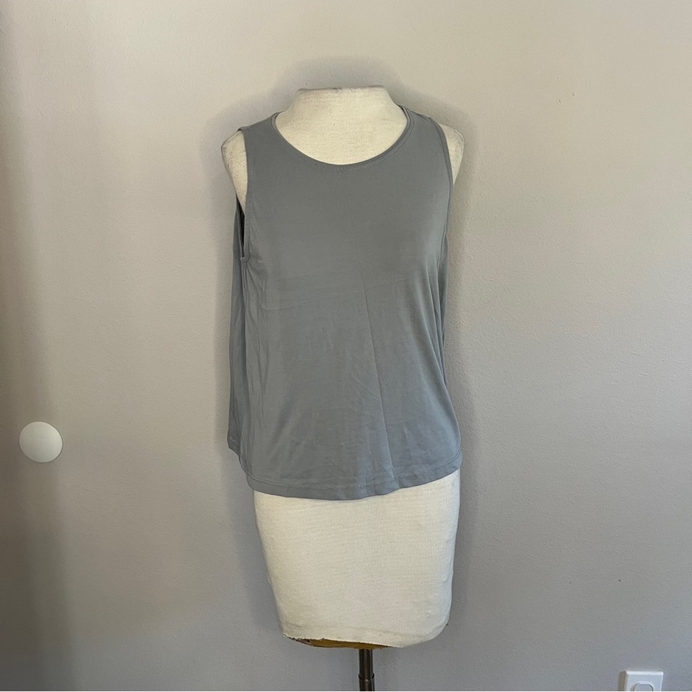 Gray Sleeveless Women's Top
